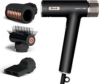 Shark SpeedStyle Hair Dryer, High Performance High-Velocity Hair-Dryer, Lightweight, Ionic, No Heat Damage, for All Hair Types, with Additional Accessories Available