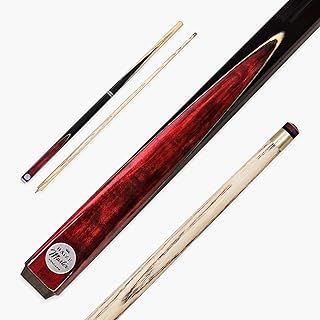 CONQUEST 57 Inch 2 Piece Centre Joint Snooker Pool Cue with Matching Ash Shaft - 9.5mm Tip