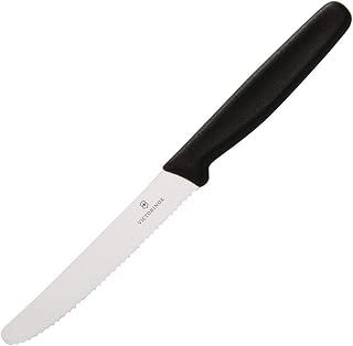 Victorinox 180300 Tomato-/Table Knife 11cm, stainless_steel, Silver/Black, 25 x 16 x 6 cm