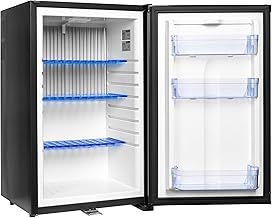 Smad 12V 240V 2 Way Campervan Fridge with Lock, 50L for Caravan, Motorhome, Van, RV, Camper, Lorry, Hotel, Car