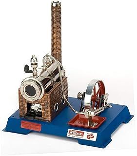 Wilesco Steam Engine D6, Diameter 45 mm, Length 100 mm, Finished Model, Classic