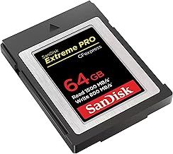 SanDisk Extreme PRO 64GB CF Express Card Type B, up to 1500MB/s, for RAW 4K video