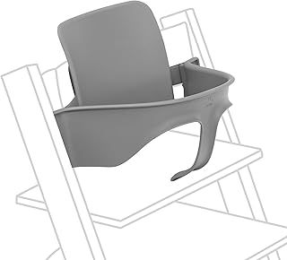Stokke Tripp Trapp Baby Set2, Storm Grey - Best for Ages 6-36 Months - Convert Tripp Trapp Chairs Produced After May 2003 into a Comfortable High Chair