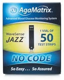 WaveSense Jazz - NO CODE -Blood Glucose test strips (x50)