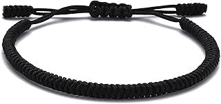 Handmade Bracelet + Buddhist Gift! Tibetan Good Luck String Armband. for Women, Men, Teens. Adjustable Size! Friendship Present. Handcrafted Rope Woven Chakra Wristband