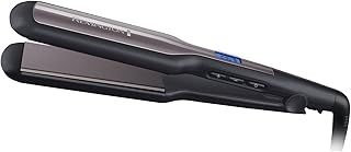 Remington Hair Straightener, Advanced Ceramic coating for Sleek & smooth glide, Wide longer length 110mm floating plates, Digital display, Fast 15 second heat up, Heat proof pouch, Up to 230°C, S5525