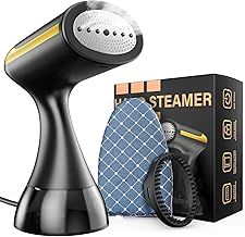 20s Fast Heat-up Handheld Steamer for Clothes - 300ML Large Capacity Water Tank for Home, Office and Travel Use, 1500W Travel Steamer with 6.56ft Long Power Cord