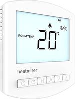 Heatmiser Slimline RF V3 Wireless Programmable Thermostat For Use With Heatmiser RF Switch Receiver or UH8-RF Wiring Centre (Not Included)