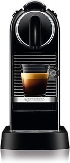 Nespresso De'Longhi CitiZ EN167.B, Capsule, Single-Serve Pod Coffee Machine, Compact Design, 19 Bar Pressure, 2 Cup Sizes, Welcome Set Included, Black, 1260 W