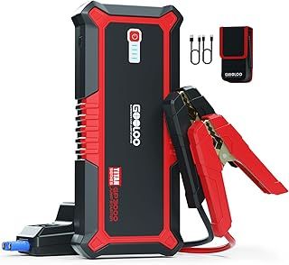 GOOLOO Portable Lithium Jump Starter 3000A Peak Car Starter for Up to 9L Gas or 7L Diesel Engine 12V Car Battery Booster Pack, Power Bank with USB Quick Charge, Type-C Port