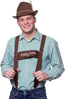 Wicked Costumes Authentic Lederhosen Braces Fancy Dress Accessory