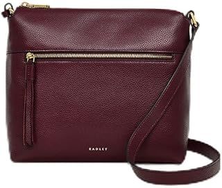 RADLEY London Fountain Mews Small Ziptop Crossbody for Women, in Grained Leather with an Adjustable Strap