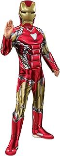 Rubie's Official Marvel Avengers Endgame Iron Man Deluxe Childs Costume, Kids Superhero Fancy Dress