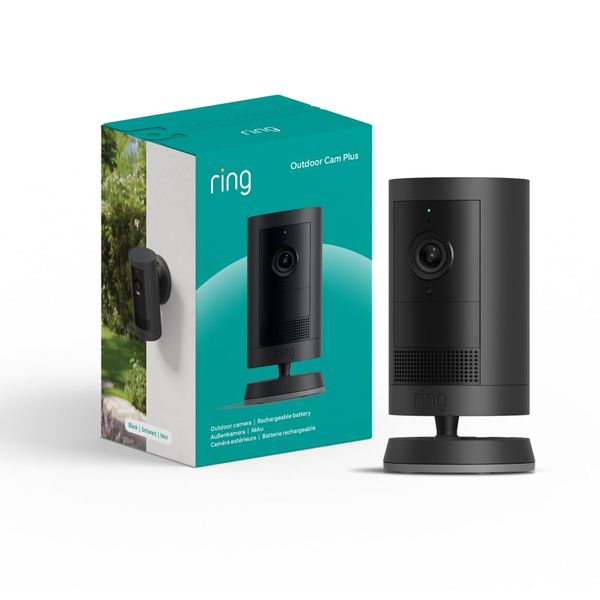 Ring Battery Outdoor Camera Plus (newest gen) | Wide-Angle | Retinal 2K | DIY Wireless Outdoor Security Camera | Alternative to CCTV system