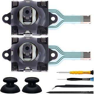 ZHUROUPU Joystick Thumb Stick Replacement 3D Analog Rod RKJX21224001 for ASUS ROG Ally RC71L Console for GPD WIN3 Handheld Windows 10 Game Console Laptop with Thumbstick Cover and Repair Tools
