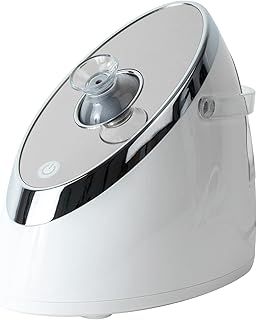 HoMedics Nano Facial Steamer for Skin with Adjustable Steam Nozzle, Nano Mist Spray and Temperature Control, Compact and Portable Face Steamer for Pores, Refreshing Facial and Hydration for Skin Care