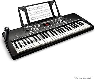 Alesis Melody 54 Key Keyboard Piano with Speakers, Microphone, 300 Sounds, 300 Rhythms, 40 Demo Songs, Educational Tools and Music Rest