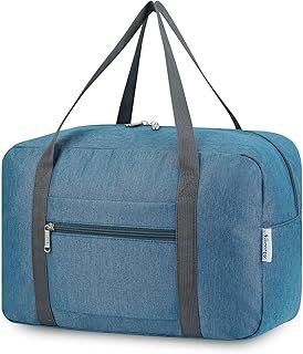 for Ryanair Airlines Cabin Bag 40x20x25 Underseat Foldable Travel Duffel Bag Holdall Tote Carry on Hand Luggage Overnight for Women and Men 20L (Navy Blue)
