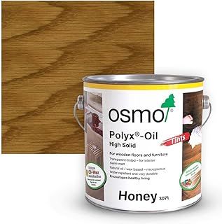 Osmo Polyx Oil Tints, Semi Matt Finish (375ml, 3071 Honey, Semi-Matt)