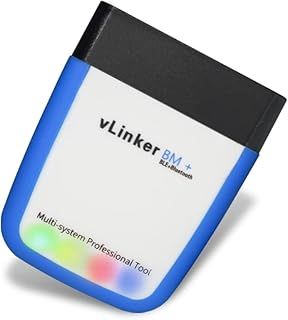 TONWON OBDII Bluetooth vLinker BM+ OBD Scanner OBD2 Diagnostic Tool Check Engine Light for Android, IOS & Windows (Bluetooth 4.0)