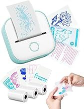 Memoking Print Pods Mini Printer T02 Sticker Printer Portable Thermal Printer Inkless Printer Sticker Maker Machine Pocket Printer Phone Printer for Study Graphic, Anatomical Diagram, Photo, Green