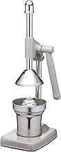 KitchenCraft Living Nostalgia Heavy Duty Lever-Arm Manual Orange Juicer - French Grey