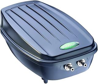 Blagdon Pond Water Oxygenator Kit, 2 Outlet Aeration Air Pump for Standard Ponds up to 2000 litres, Green