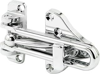 U 11318 Swing Bar Door Guard with High Security Auxiliary Lock, Chrome Finish, 1-Pack, 1 Pack
