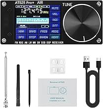 ATS25 Pro+ Radio Receiver FM SW SSB MW LW AIR SDR Aviation Band