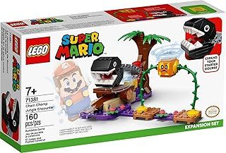 LEGO 71381 Super Mario Chain Chomp Jungle Encounter Expansion Set, Buildable Game with Bramball Figure