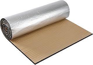 10mm Thick Self Adhesive Aluminium Foil Insulation,Thermal Soundproof Cotton Layer,Heat Reflector & Radiant Barrier,Ideal for Roofs,Walls & Camper, 200cm x 50cm(1㎡)