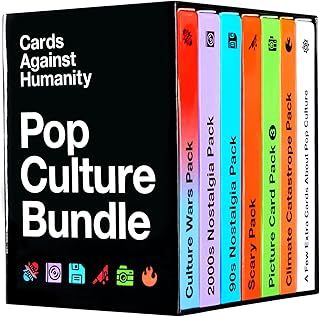 Cards Against Humanity: Pop Culture Bundle | 6 Themed Packs + 10 New Cards | New for 2023!