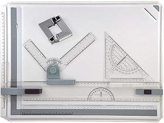 Youyijia A3 Drawing Board 51X37cm Adjustable Angle System Drawing Board Art Craft Table with Parallel Motion Accessories for Students Engineers Artists and Architects