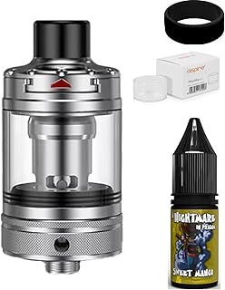 Nautilus 3 Tank STAINLESS STEEL SILVER Compatible With Aspire Nautilus Coils + Extra Large Replacement Glass + Exclusive Band Nicotine Free