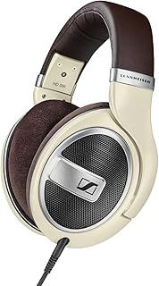 Sennheiser HD 599 Around-Ear Open Back Headphones - Ivory