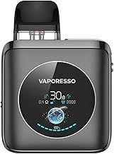 Vaporesso Xros 4 Nano Vape Kit (Graphite Black) - 8 Colours To Choose From!, 1350mAh Battery, 15-30W Output Compatible With Xros Pods - No Nicotine (Graphite Black)