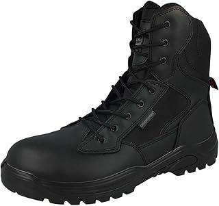 Steel Toe Cap Combat Tactical Safety Ankle Boots Security Military Police Boot