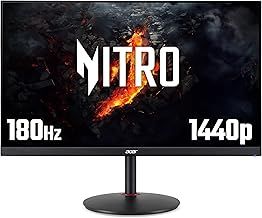 acer Nitro XV271UM3 27 inch Quad HD (2560 x 1440) Gaming Monitor - 180Hz, 1ms, IPS Panel, FreeSync Premium, 95% DCI-P3, HDR Ready, Speakers, DisplayPort, HDMI
