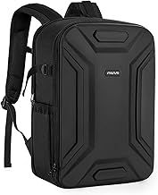 MOSISO Camera Backpack, DSLR/SLR/Mirrorless Camera Bag Waterproof Symmetric Geometric Hard Shell with Tripod Holder & 15-16 inch Laptop Compartment Compatible with Canon/Nikon/Sony, Black