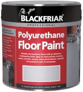 Blackfriar Polyurethane Floor Paint - Hard Wearing - Mid Grey - 1 Litre