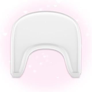 LIROPAU High Chair Placemat, Tray Compatible with Stokke Tripp Trapp Chair, BPA-Free, Easy to Clean, Suitable for Toddlers 6-36 Months - White