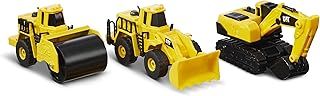 CatToysOfficial | Construction Die Cast Metal 3 pack vehicles | Steam Roller/Excavator/Wheel Loader Toys & Gifts For Ages 3+