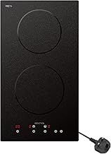 STARCHARTS Plug-in Induction hob with Italy ILVA Glass, 2.9kW, 2 Ring Induction hob with Touch Control