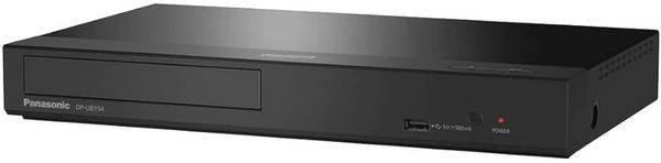 Panasonic DP-UB154EG-K Ultra HD Blu-ray Player in Black (HDR10+, 4K Blu-ray Disc, 4K VoD, Dolby Atmos, HDMI, USB)