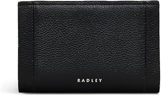 Radley London Provence Avenue Medium Bifold Purse for Women, in Dark Oak Grained Leather with 10 Card Slots