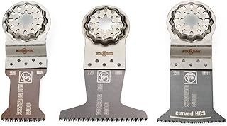 FEIN 35222967080 Starlock Wood E-Cut Combo Set 3piece, Orange