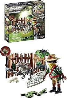 Playmobil 71265 Dino Rise Baby Spinosaurus, Dinosaur in a cage, jurrasic World, Fun Imaginative Role-Play, PlaySets Suitable for Ages 5+