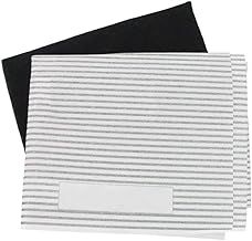 Zinc Products Universal Cooker Hood Grease & Odour Filter Kit for Kitchen Extractor Fan Vent (2 Grease + 1 Odour Filter)