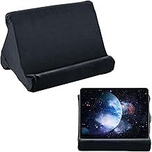 Tablet Pillow Stand for IPad Cushion Stand, Soft Multi-Angle Phone Pillow Lap Holder for Tablet/iPad/E-Reader - Black