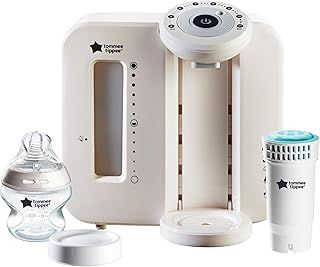 Tommee Tippee Ideal Prep Formula Feed Maker, Instant Baby Bottle Maker with Antibacterial Filter, White